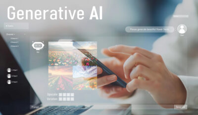 Someone using generative AI tools