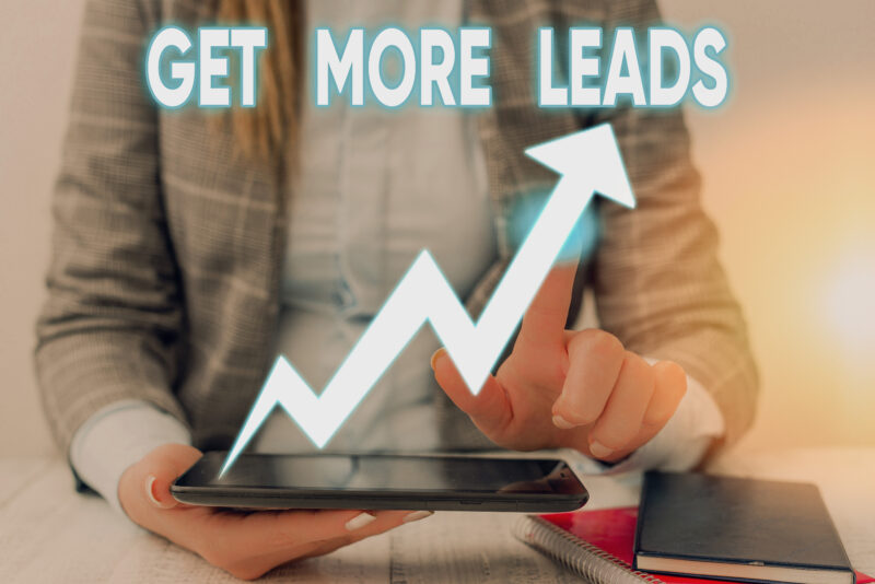 Text sign showing Get More Leads. Conceptual photo initiation consumer interest or enquiry products or services. photo that says get more leads - which is for b2b lead generation
