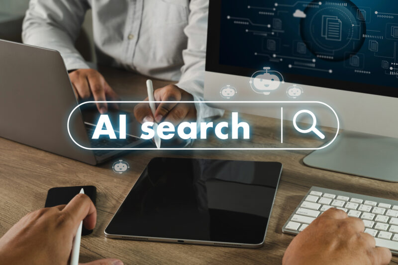 benefits of AEO, user using AI search and receives AEO results