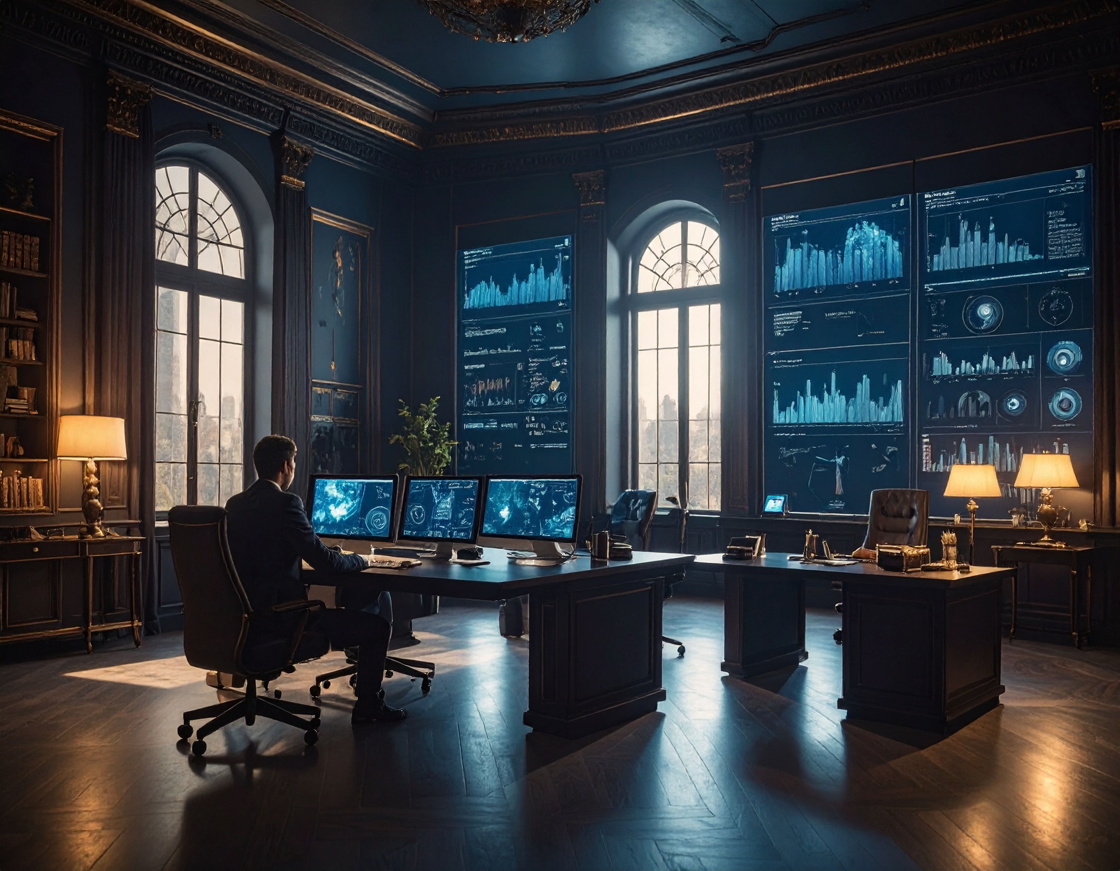 Firefly_Interior of a sleek, ultra-modern law office in 2028, flooded with natural light and 22287 (1) Law firm of the future using AI agents